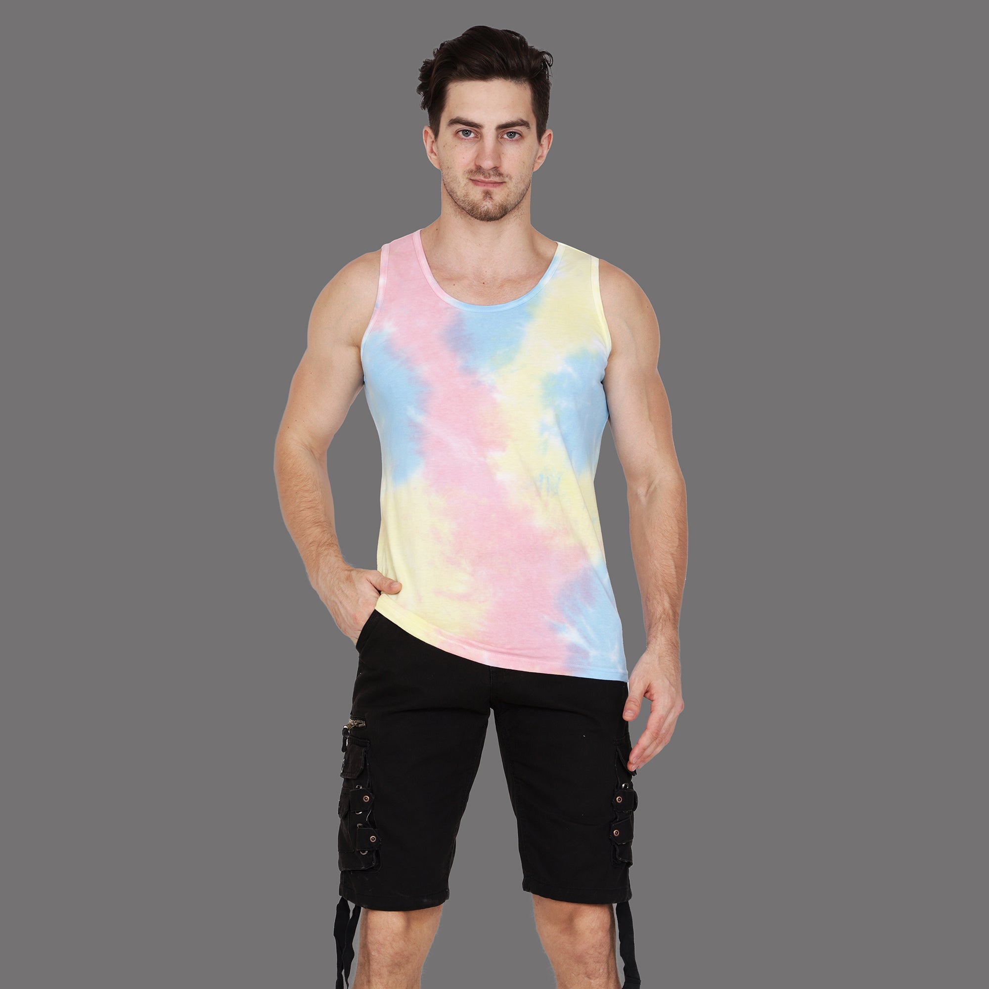 Men Tie Dye tank tops