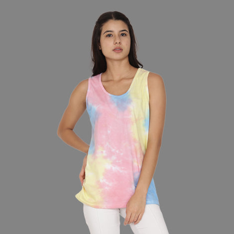 Women Tie Dye tank tops