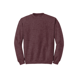 Sweat-shirt Heather Sport marron foncé MOQ 50 PCS