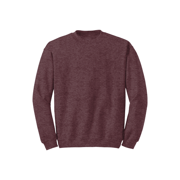 Sweat-shirt Heather Sport marron foncé MOQ 50 PCS