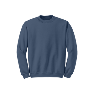 Sweat-shirt bleu indigo MOQ 50 PCS