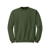 Sweat-shirt vert militaire MOQ 50 PCS