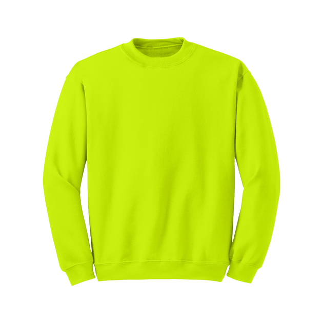 Sweat-shirt vert de sécurité MOQ 50 PCS