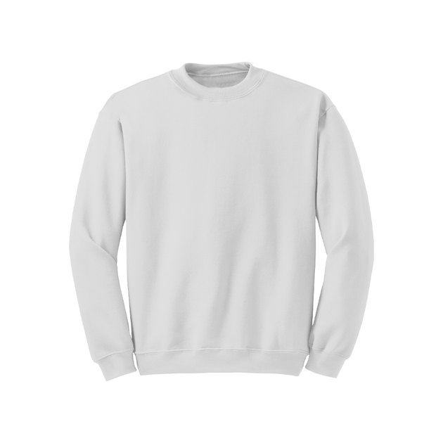 Sweat-shirt blanc MOQ 50 PCS