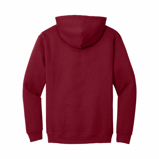 Cardinal Red Hoodie with Kangaroo Pocket-MOQ 50 pcs