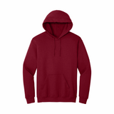 Cardinal Red Hoodie with Kangaroo Pocket-MOQ 50 pcs