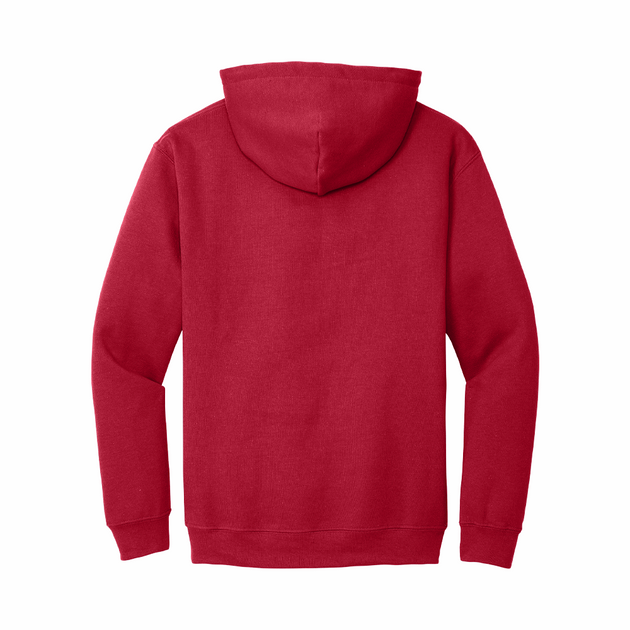 Cherry Red Hoodie with Kangaroo Pocket-MOQ 50 pcs