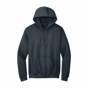 Dark Heather Hoodie with Kangaroo Pocket