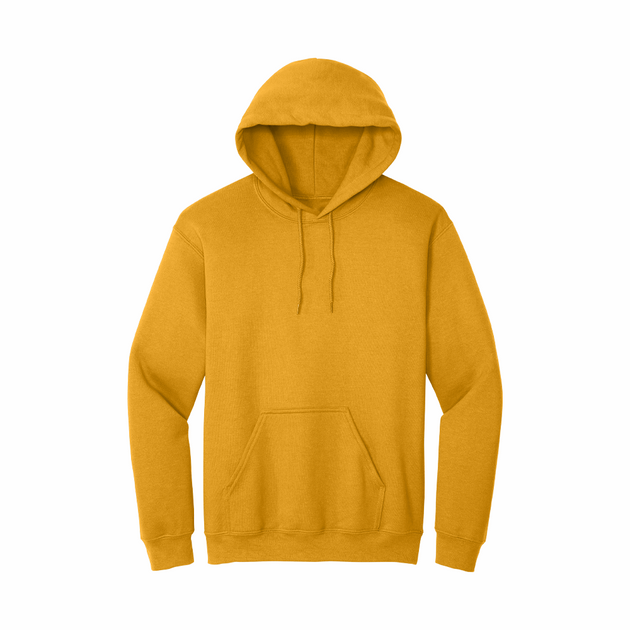 Gold Hoodie with Kangaroo Pocket