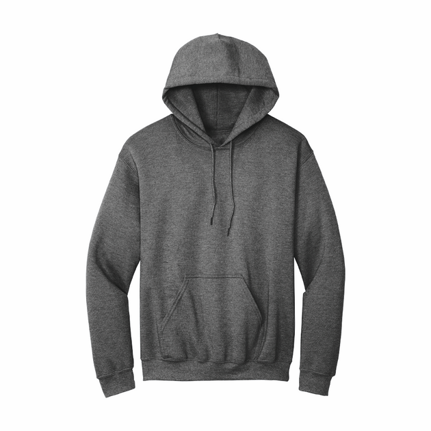 Graphite Heather Hoodie with Kangaroo Pocket