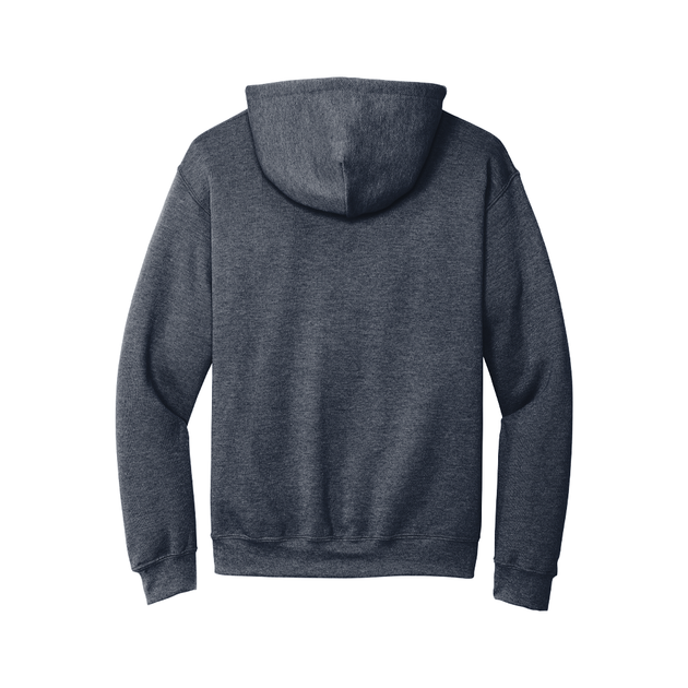 Heather Sport Dark Navy Hoodie with Kangaroo Pocket