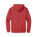 Heather Sport Scarlet Hoodie with Kangaroo Pocket