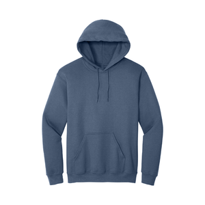 Sweat à capuche bleu indigo avec poche kangourou-MOQ 50 pcs