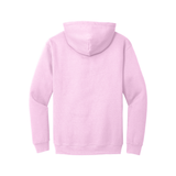 Sweat à capuche rose clair avec poche kangourou-MOQ 50 pcs