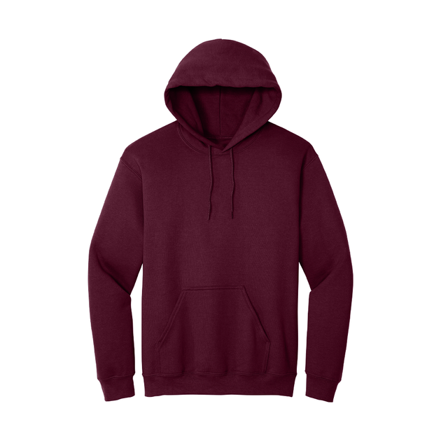 Maroon Hoodie with Kangaroo Pocket