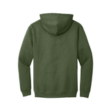 Sweat à capuche vert militaire avec poche kangourou-MOQ 50 pièces