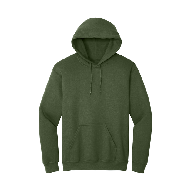 Military Green Hoodie with Kangaroo Pocket