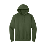 Sweat à capuche vert militaire avec poche kangourou-MOQ 50 pièces