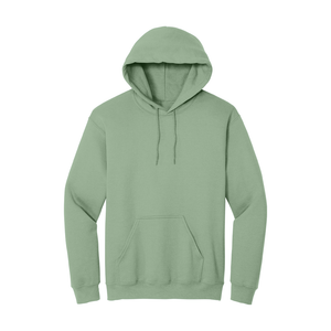 Sweat à capuche vert menthe avec poche kangourou-MOQ 50 pcs