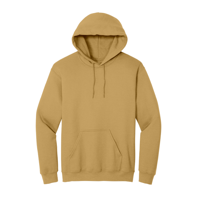 Sweat à capuche Old Gold avec poche kangourou-MOQ 50 pièces