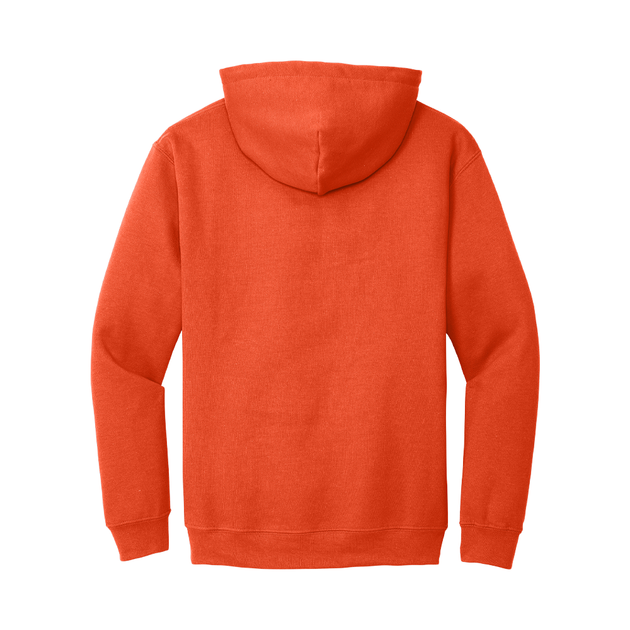 Orange Hoodie with Kangaroo Pocket