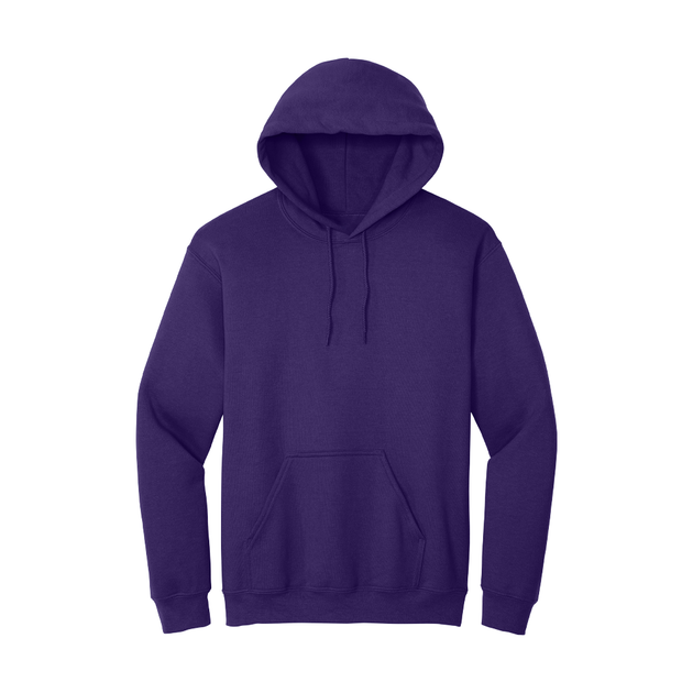 Purple Hoodie with Kangaroo Pocket