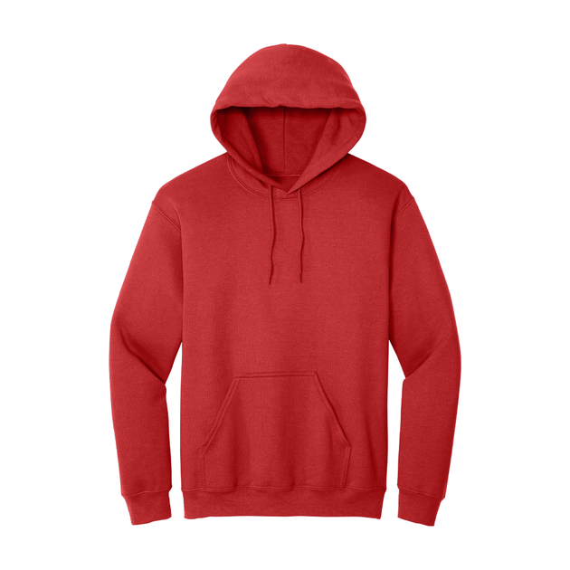 Red Hoodie with Kangaroo Pocket