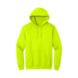 Safety Green Hoodie with Kangaroo Pocket