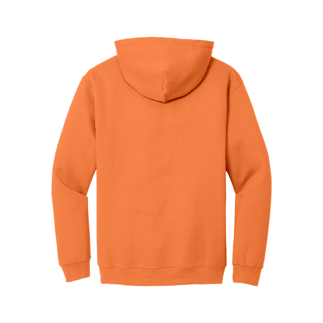 Sweat à capuche orange de sécurité avec poche kangourou-MOQ 50 pièces