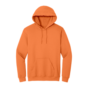 Sweat à capuche orange de sécurité avec poche kangourou-MOQ 50 pièces