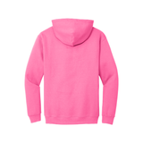 Safety Pink Hoodie with Kangaroo Pocket