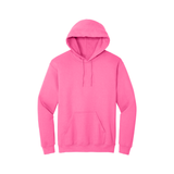 Safety Pink Hoodie with Kangaroo Pocket