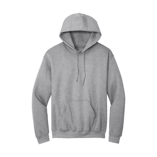 Sweat à capuche gris sport avec poche kangourou-MOQ 50 pièces