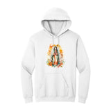 White Hoodie with Kangaroo Pocket