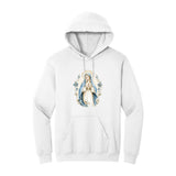 White Hoodie with Kangaroo Pocket