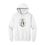 White Hoodie with Kangaroo Pocket