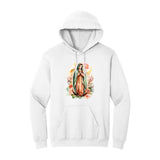 White Hoodie with Kangaroo Pocket