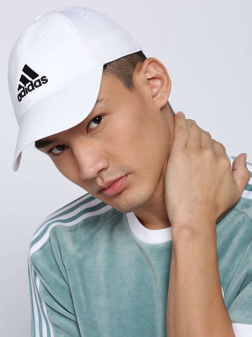 ADIDAS Unisex White 6 LTWGT Embroidered Baseball Cap