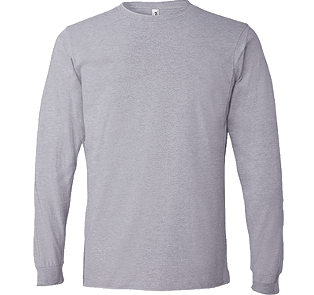 Customizable Anvil Men's Lightweight Long Sleeve T-Shirt