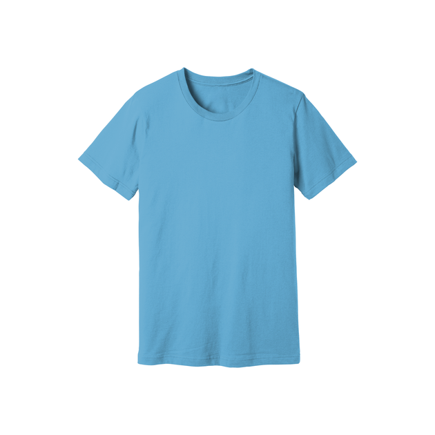 T-Shirt bleu océan-MOQ 50 pièces