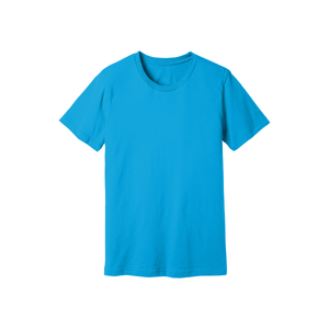 T-Shirt turquoise-MOQ 50 pièces