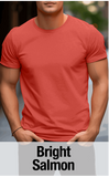 Bright salmon T-Shirt -MOQ 50 pcs