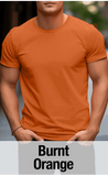 Burnt Orange T-Shirt -MOQ 50 pcs