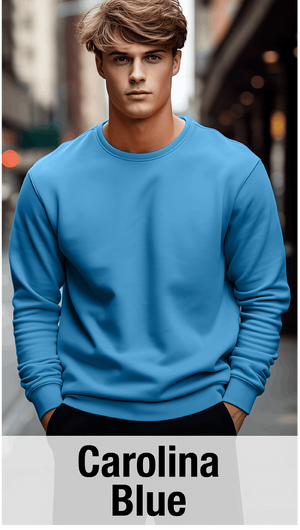 Carolina Blue Sweatshirt MOQ 50 PCS