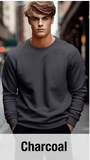 Charcoal Sweatshirt MOQ 50 PCS