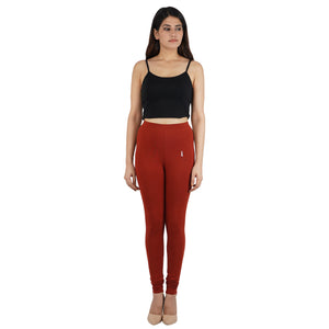 Maroon Women Leggings