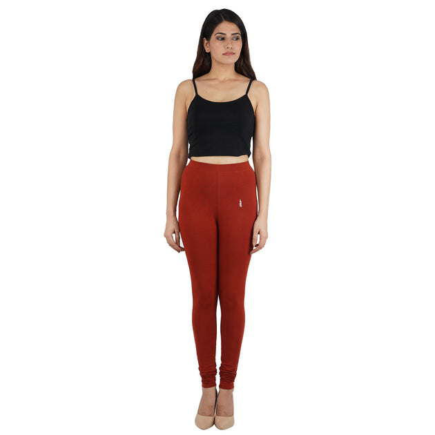 Maroon Women Leggings