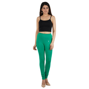 Green Women Leggings