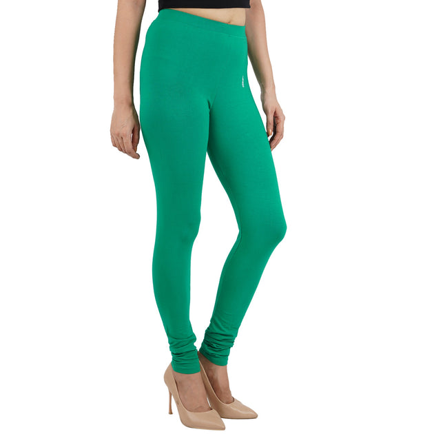 Green Women Leggings