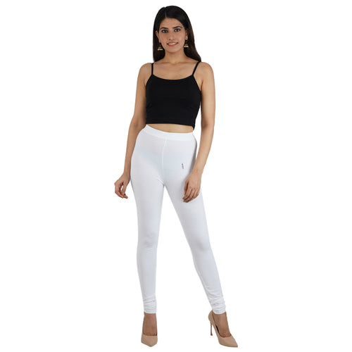 White Women Leggings